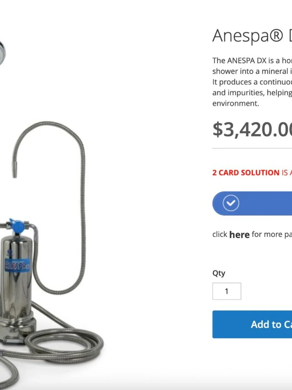 Enagic Anespa DX Mineral Ion Water ANSP-02